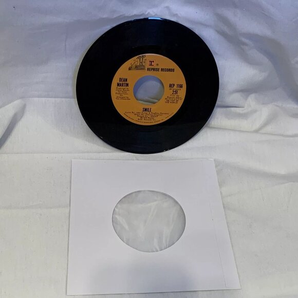 Dean Martin Smile (7 Vinyl, 45 RPM, 1973) Reprise REP 1166 VG Get On With Your - Picture 2 of 11